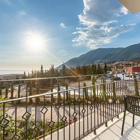 Santorini Dream 2 W Parking, Kitchen And Sunset, Sea View - Drymade Dhërmi