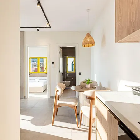 Lägenhet Santorini Dream 2 W Parking, Kitchen And Sunset, Sea View - Drymade