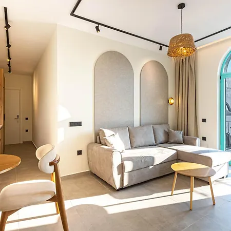 Lägenhet Santorini Dream 2 W Parking, Kitchen And Sunset, Sea View - Drymade Dhërmi